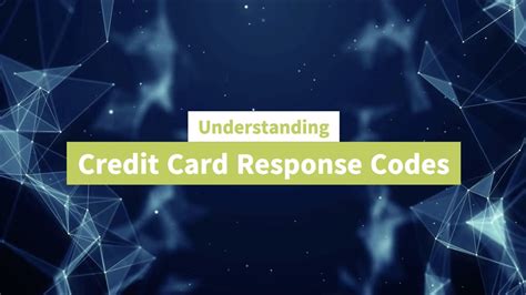 smart card response codes|visa request and response code example.